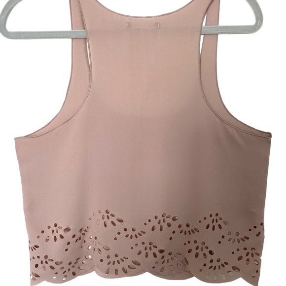 BRANDY Melville Cropped Top, One Size, Taupe - Picture 3 of 4